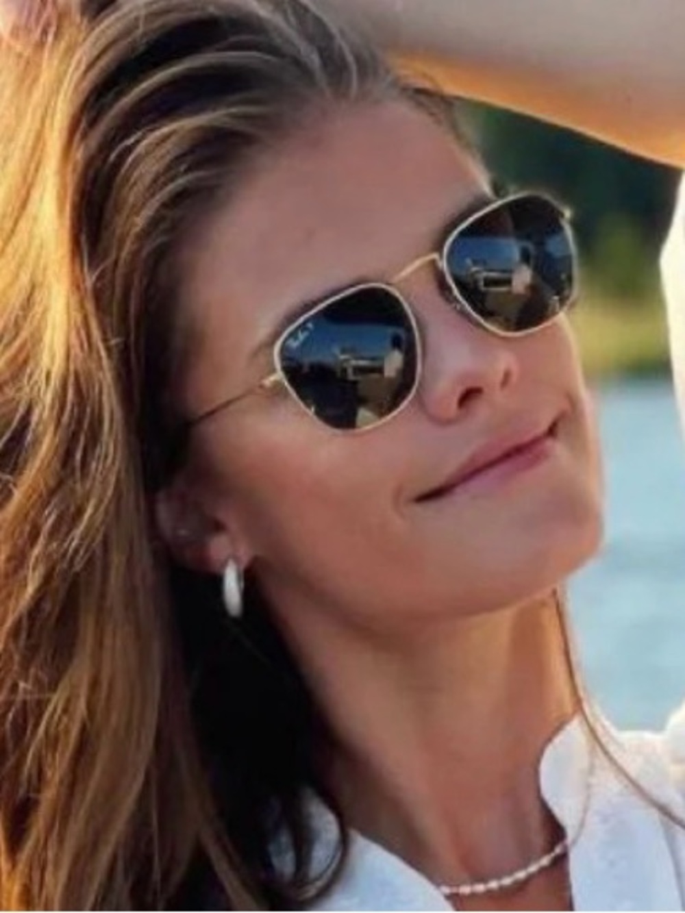 Ray-Ban RB3588 9013/73 Matte Gold Aviator Sunglasses Dark Brown Lens 55-19-140